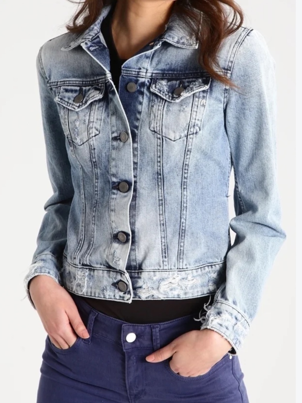 Mavi Light Wash Skinny Jeans - Faded Blue super cute